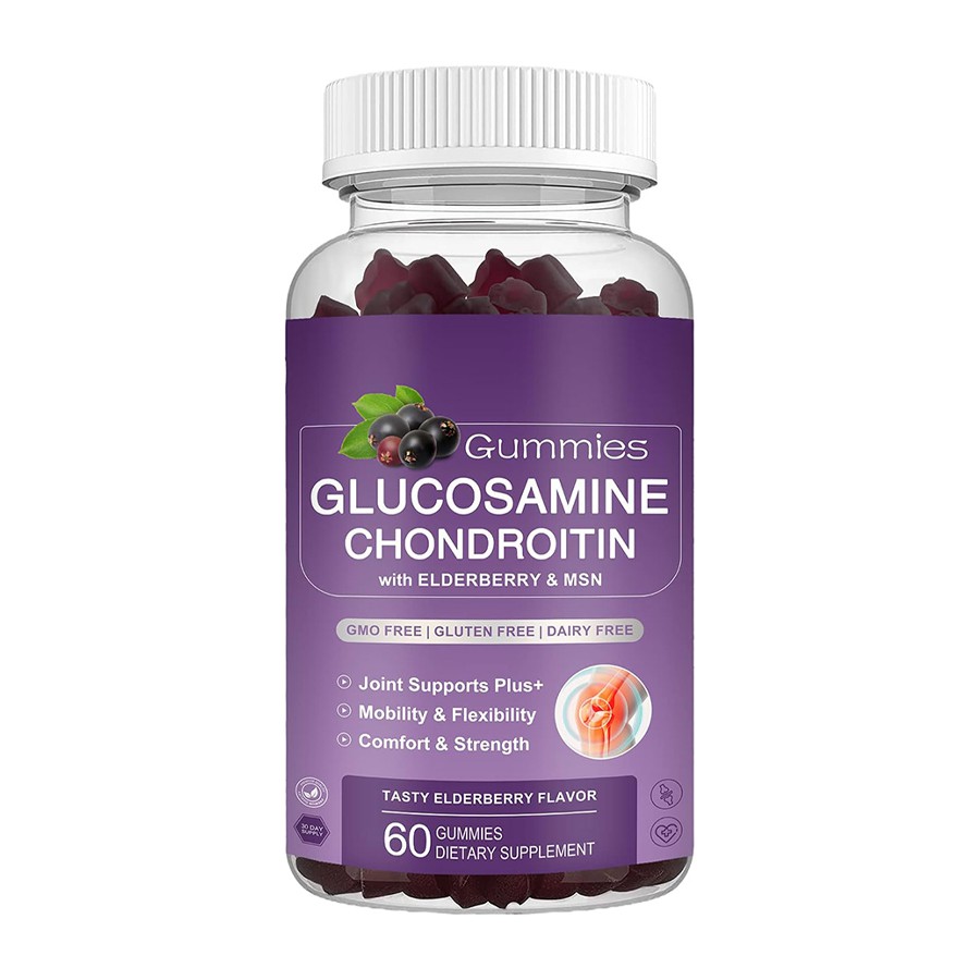Glucosamine chondroitin gummies กับ Elderberry MSM การสนับสนุนร่วมขั้นสูงสำหรับการดำเนินชีวิตที่ใช้งานอยู่