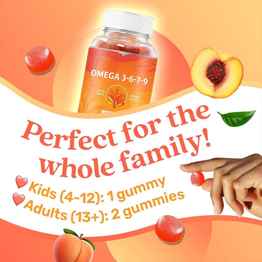 Omega 3 6 7 9 Gummies A Delicious, Family-Friendly Dietary Supplement factory