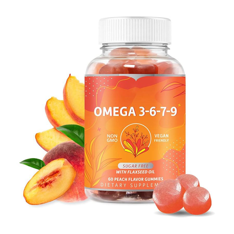 Omega 3 6 7 9 gummies อาหารเสริมอาหารที่อร่อยและเป็นมิตรกับครอบครัว